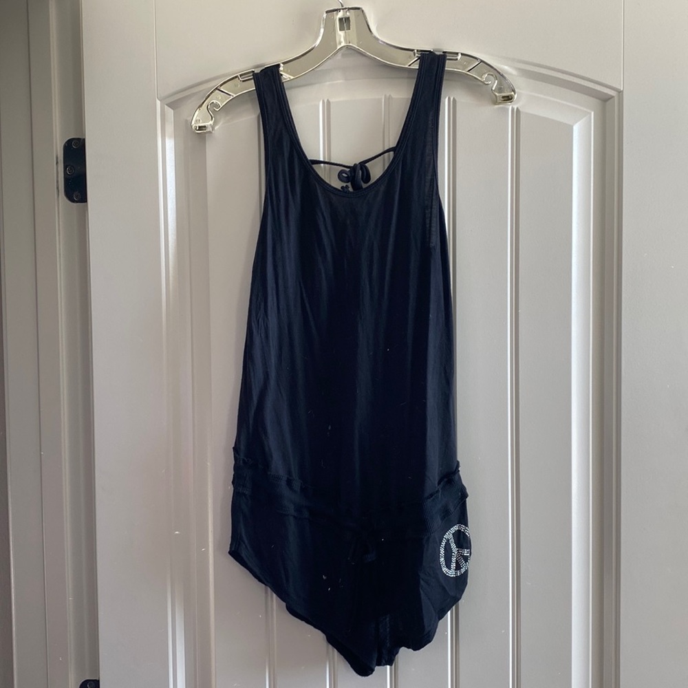 Black, peace, romper